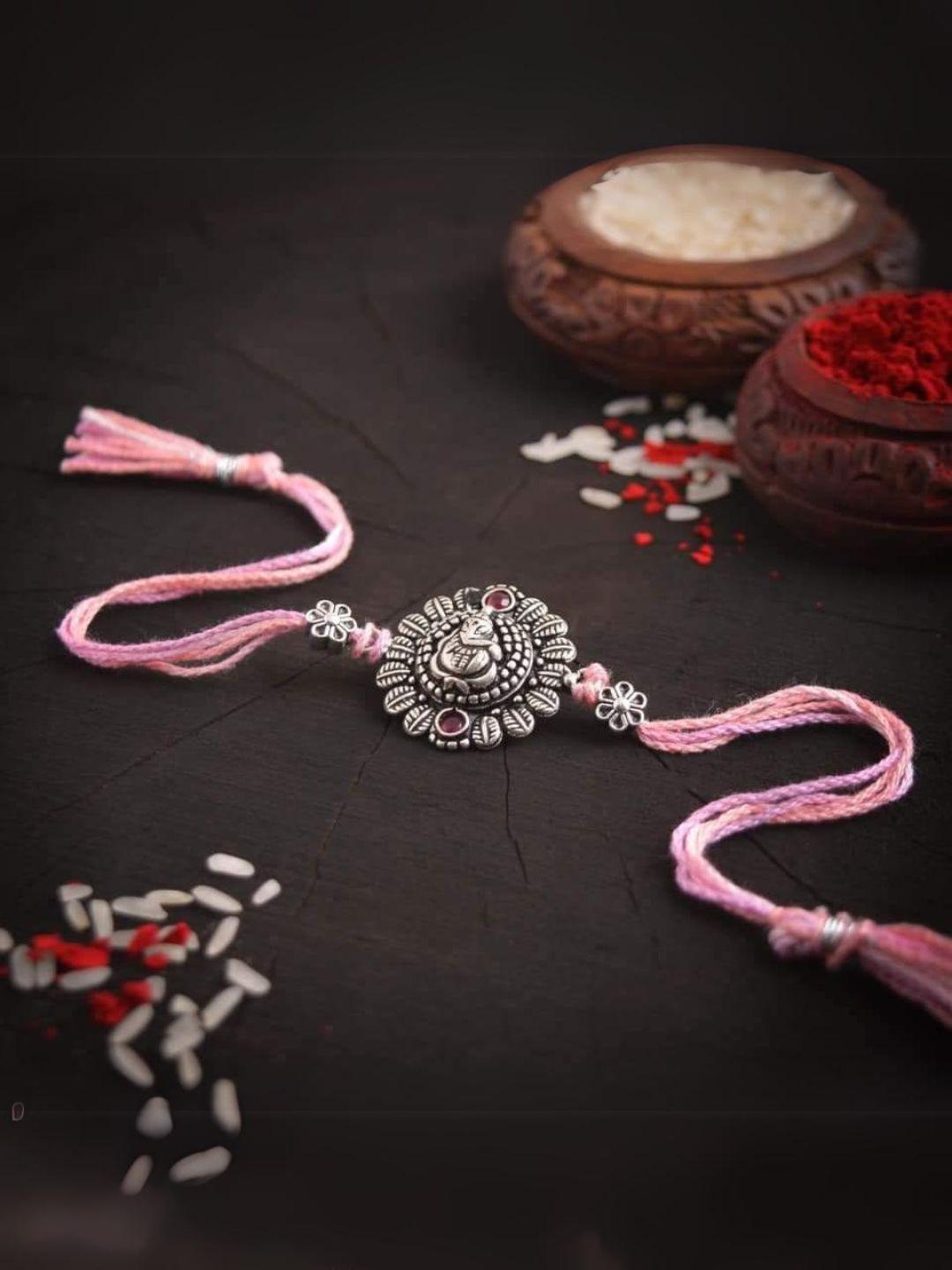 Ishhaara Oxidised Ganeshji Rakhi