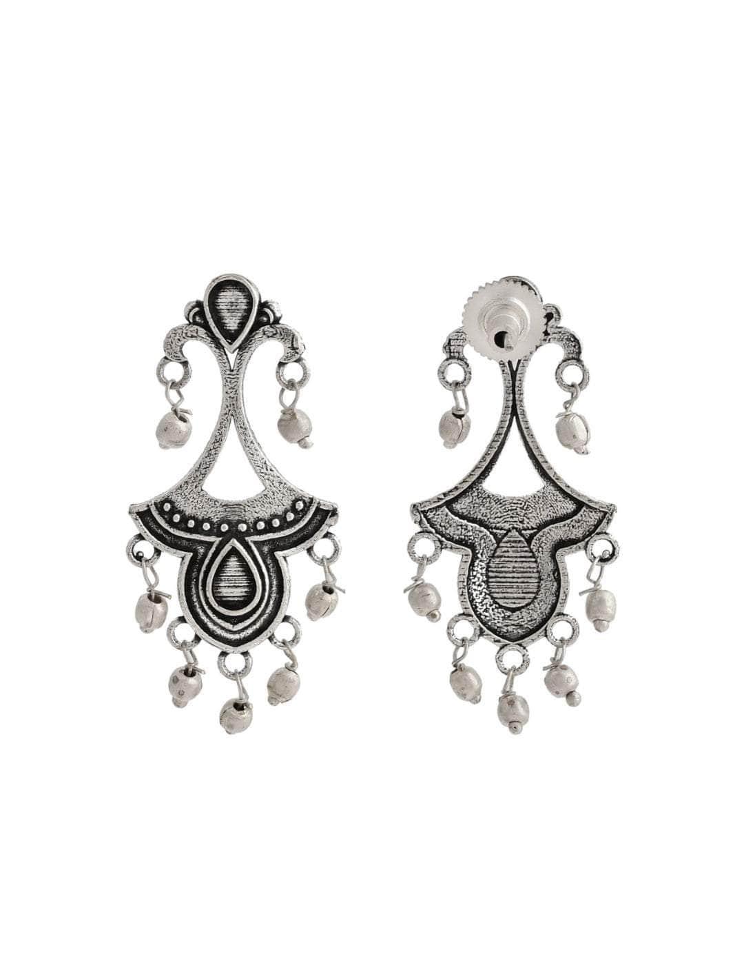 Ishhaara Oxidized Bhairavi Earrings