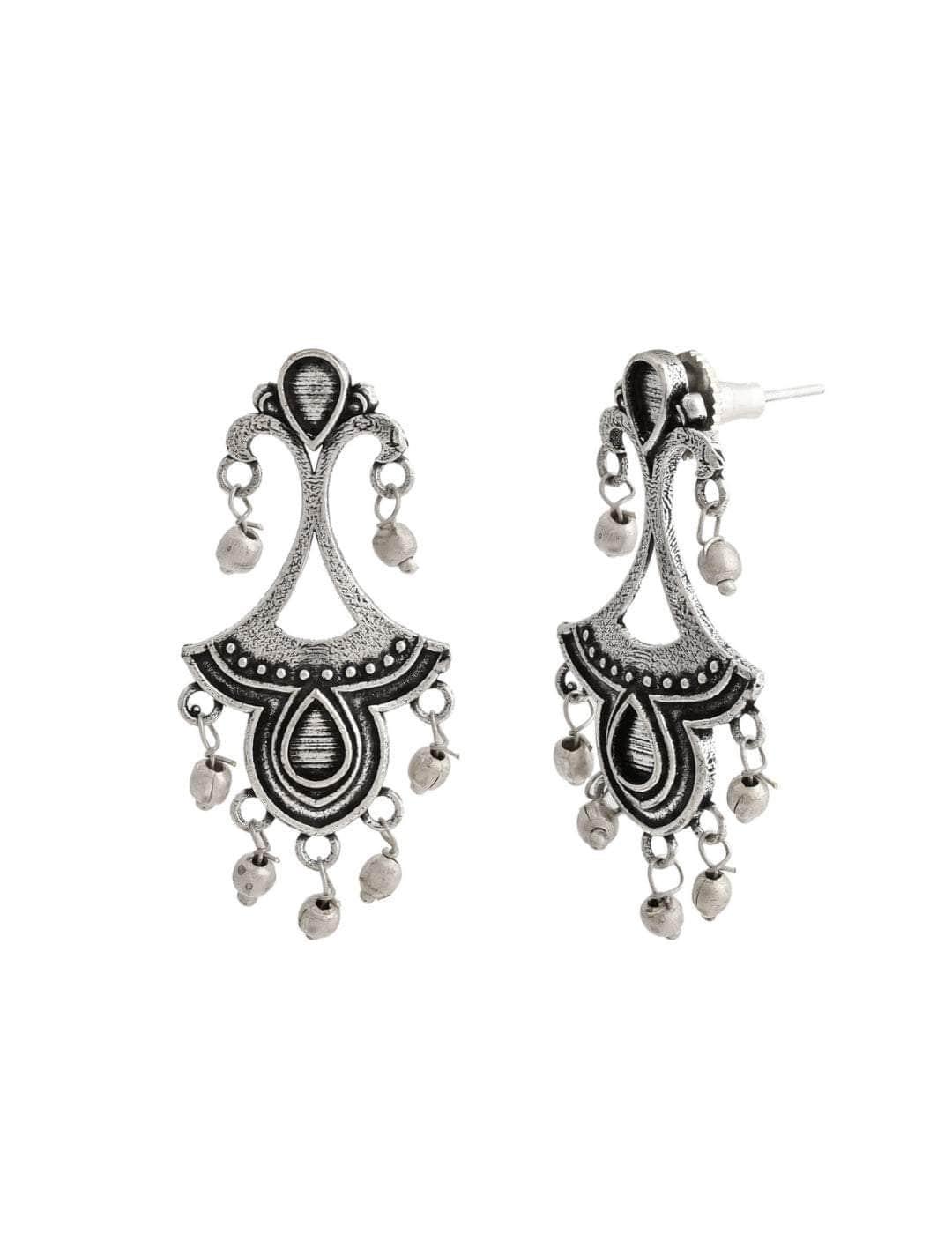 Ishhaara Oxidized Bhairavi Earrings