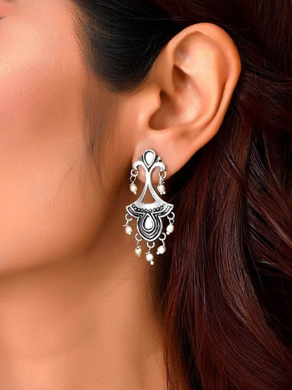 Ishhaara Oxidized Bhairavi Earrings