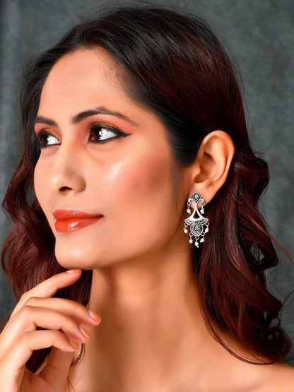 Ishhaara Oxidized Bhairavi Earrings