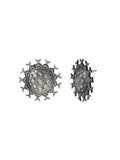 Ishhaara Oxidized Malsya Chakra stud Earring