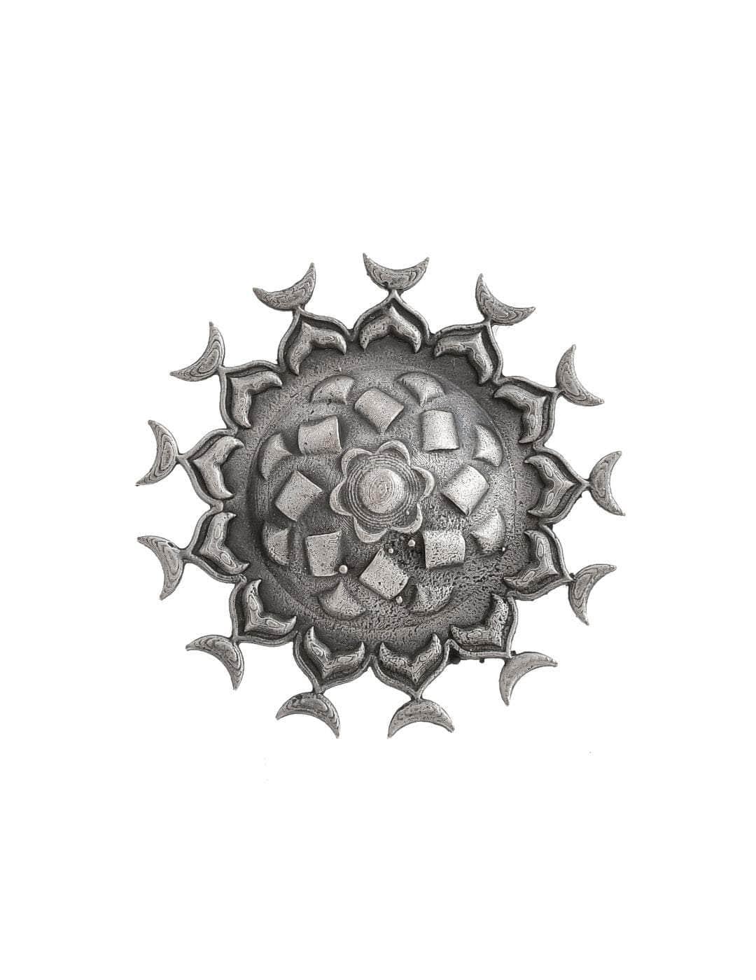 Ishhaara Oxidized Matsya Chakra Ring