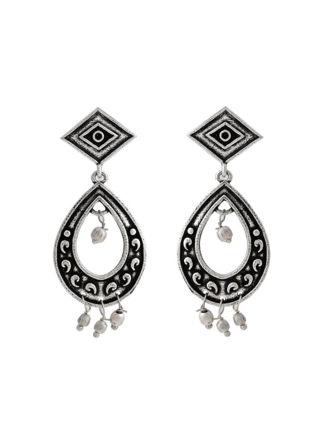 Ishhaara Oxidized Pratha Earrings