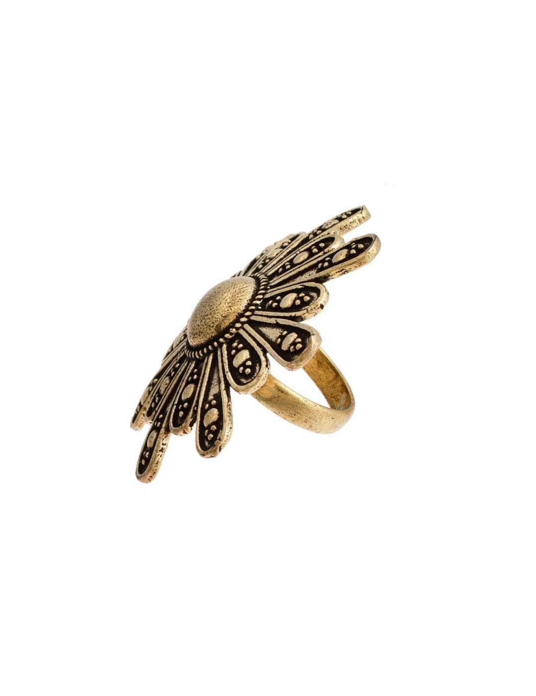 Ishhaara Oxidized Suryakar Ring