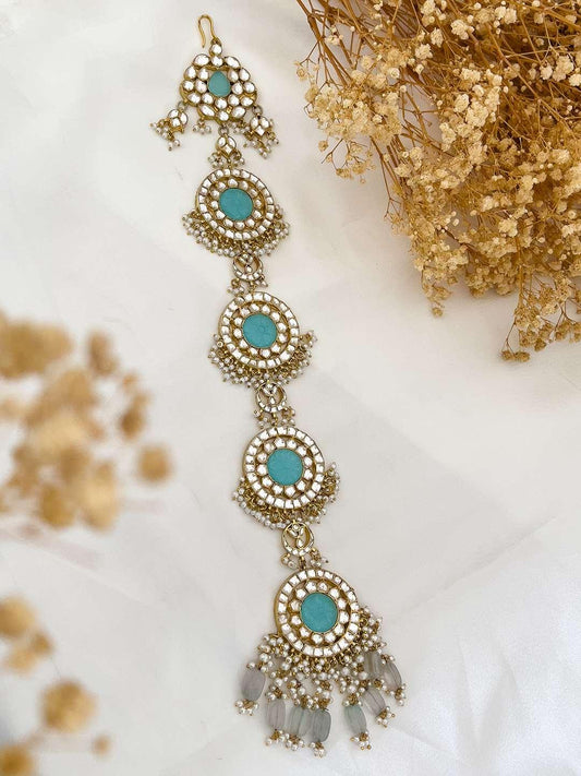 Ishhaara Pachi Kundan Bridal Chotti
