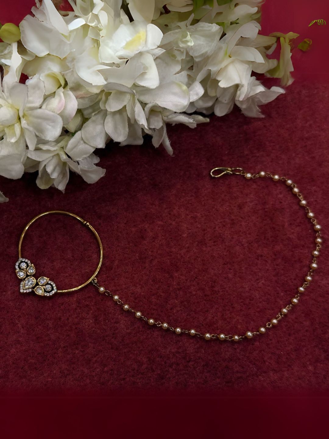 Ishhaara Pachi Kundan Full Bridal Necklace