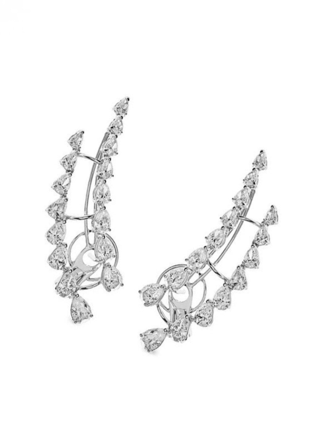 Ishhaara Pair Of Vine Earcuff Earrings