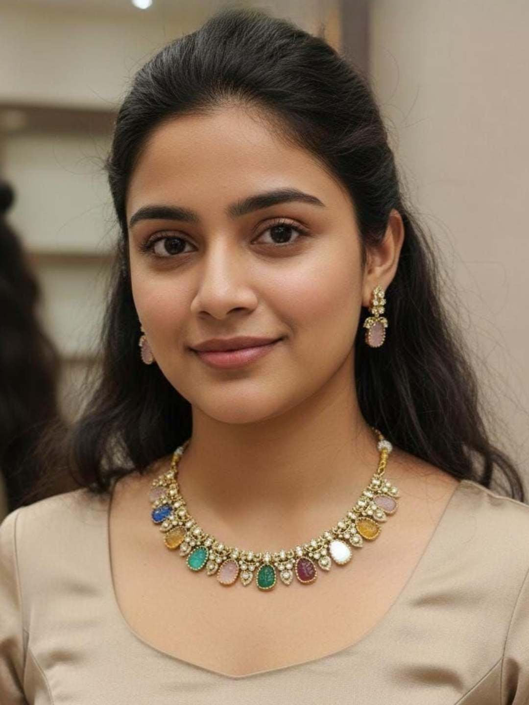 Ishhaara Pastel Poppins Choker Necklace