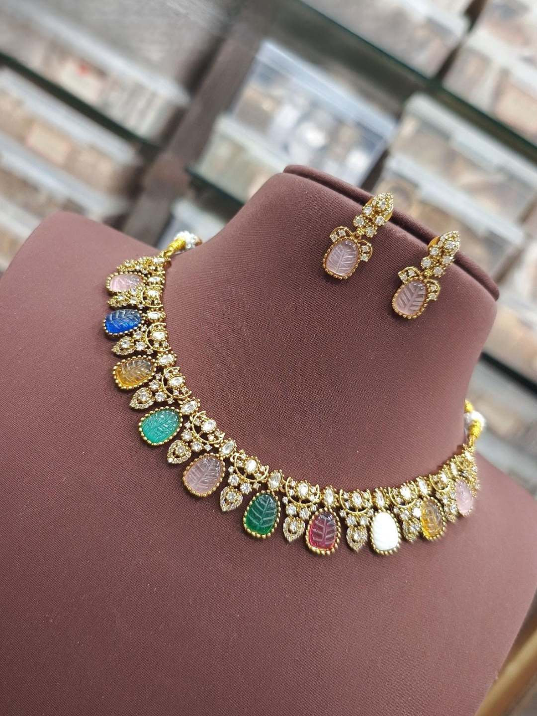 Ishhaara Pastel Poppins Choker Necklace