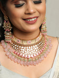 Ishhaara Pastel Single Tone Choker Necklace Set