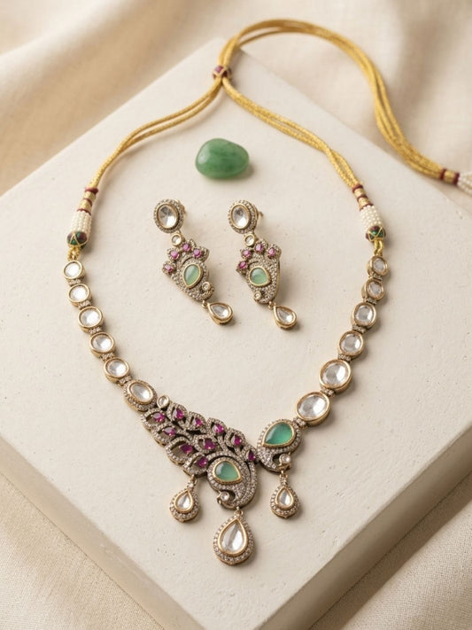 Ishhaara Pastel Statement Choker Necklace