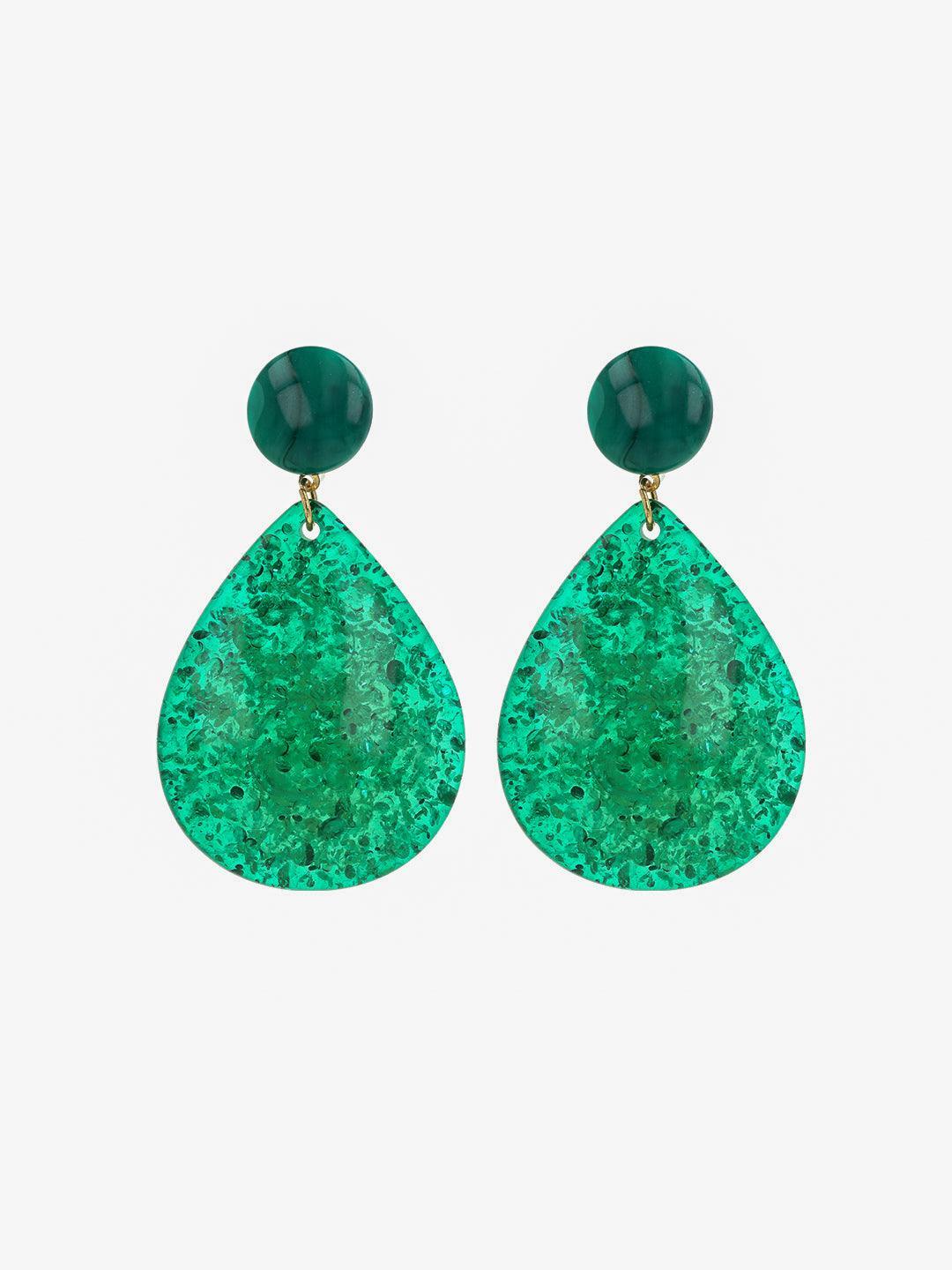Ishhaara Pavitra Sagar In Aquamarine Earrings