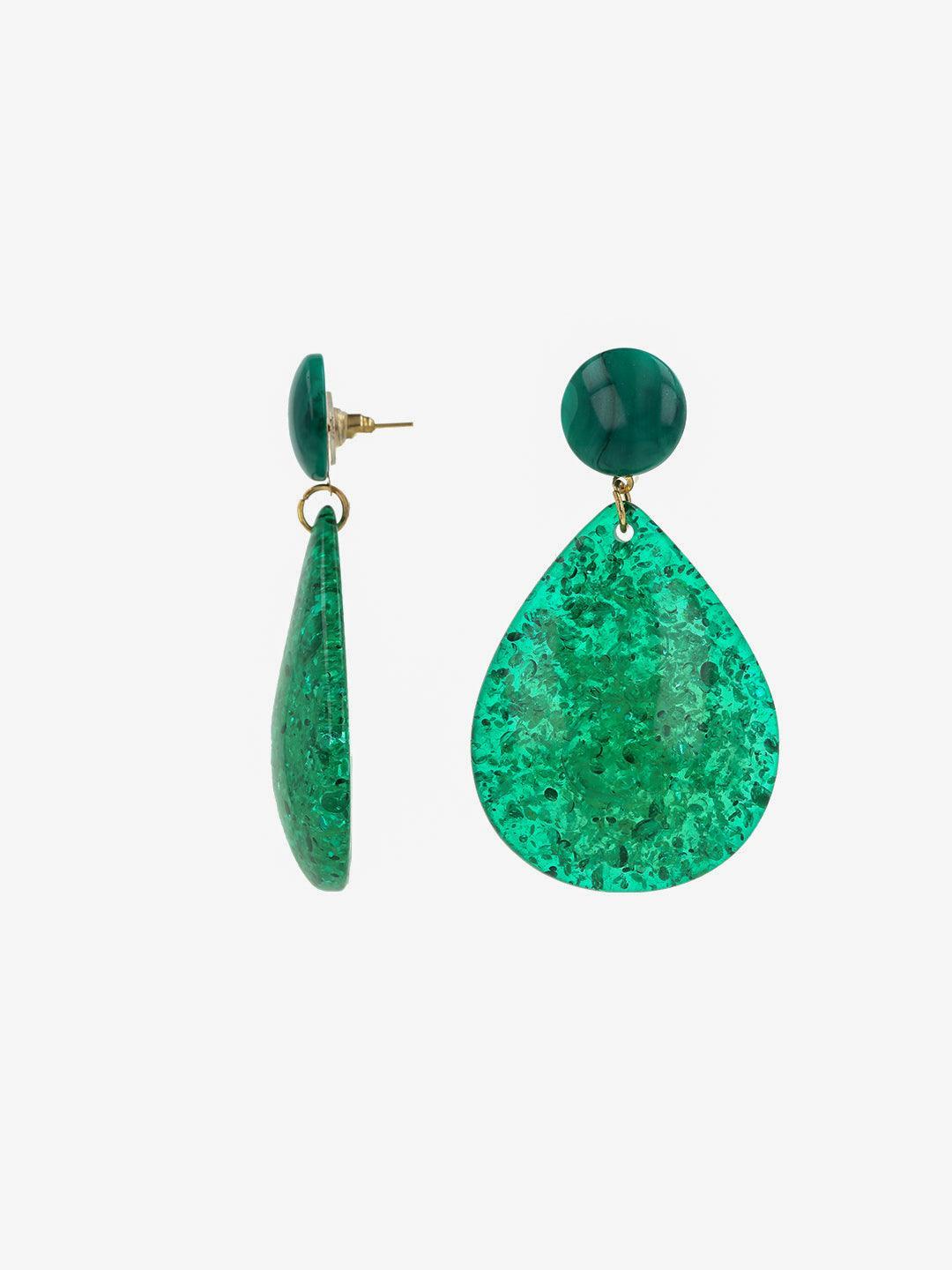 Ishhaara Pavitra Sagar In Aquamarine Earrings