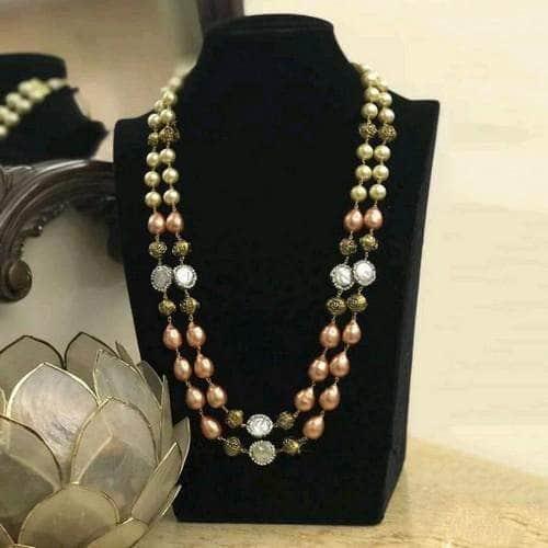 Ishhaara Dual Baroque Moti Necklace