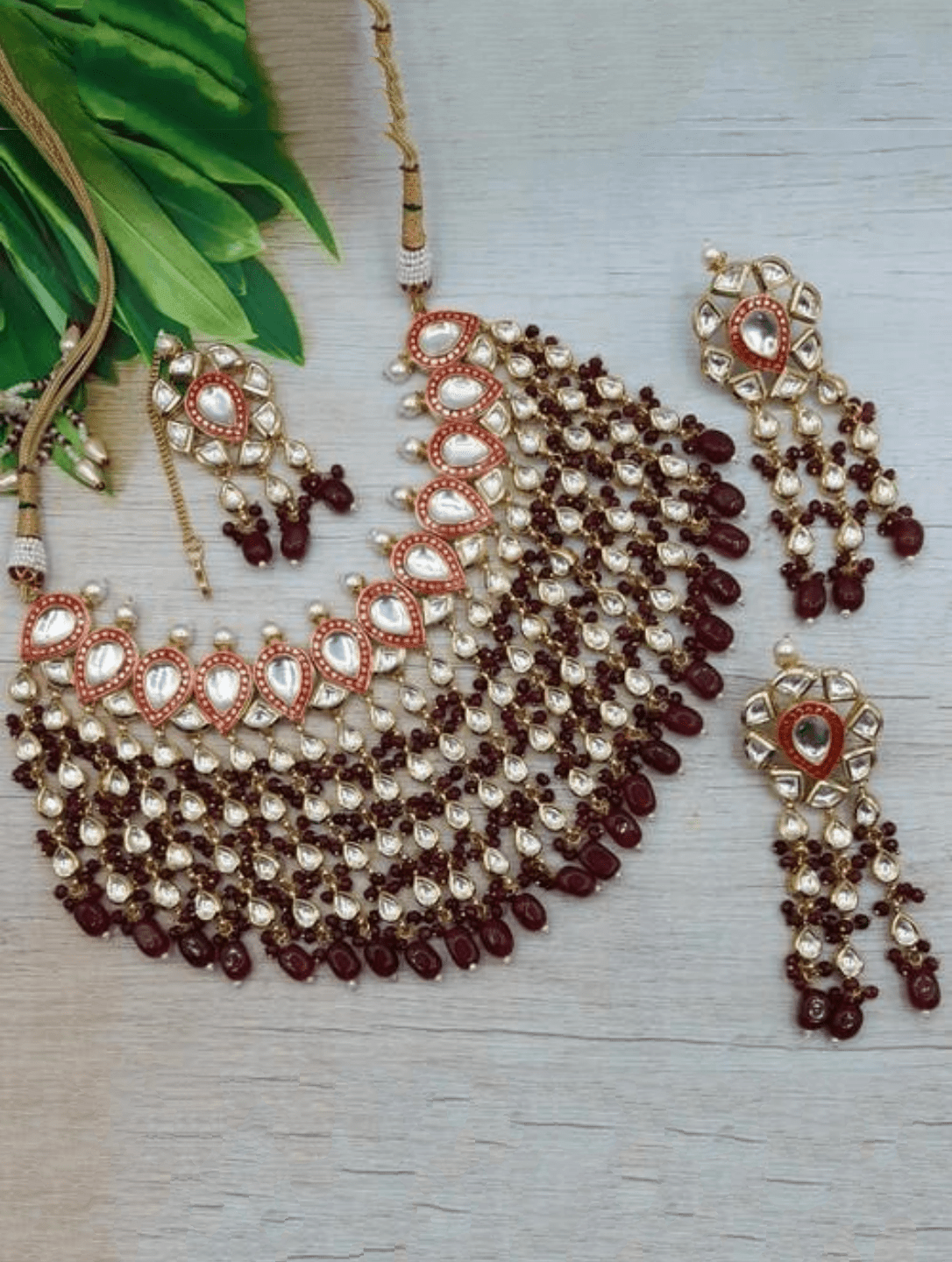 Ishhaara Multi Coral Meena Set