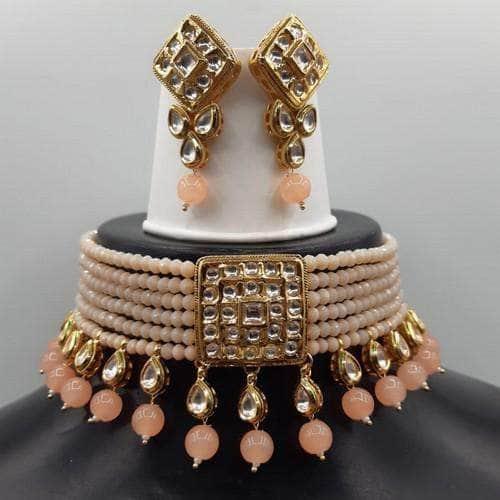 Ishhaara Square Patch Onex Choker Necklace Set