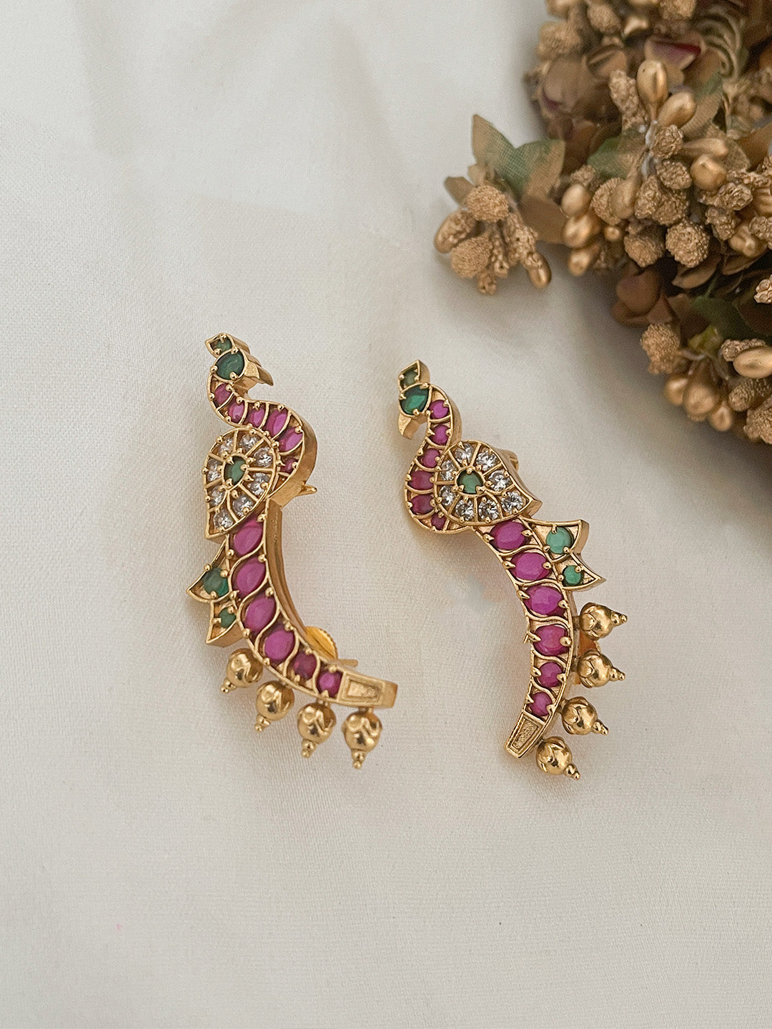 Ishhaara Peacock Ear Cuff