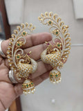 Ishhaara Peacock Earcuff Jumka