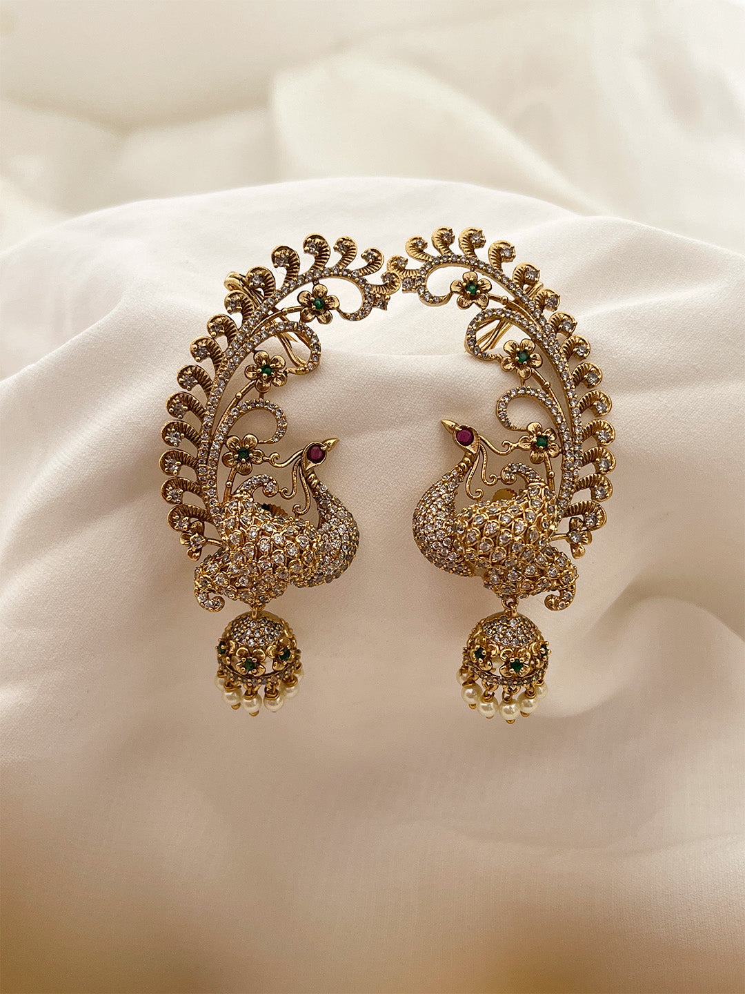 Ishhaara Peacock Earcuff Jumka