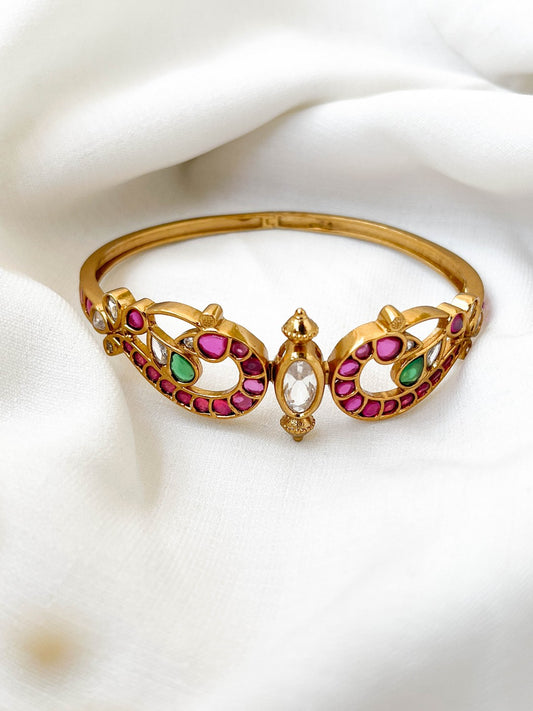 Ishhaara Peacock Kemp Bracelet