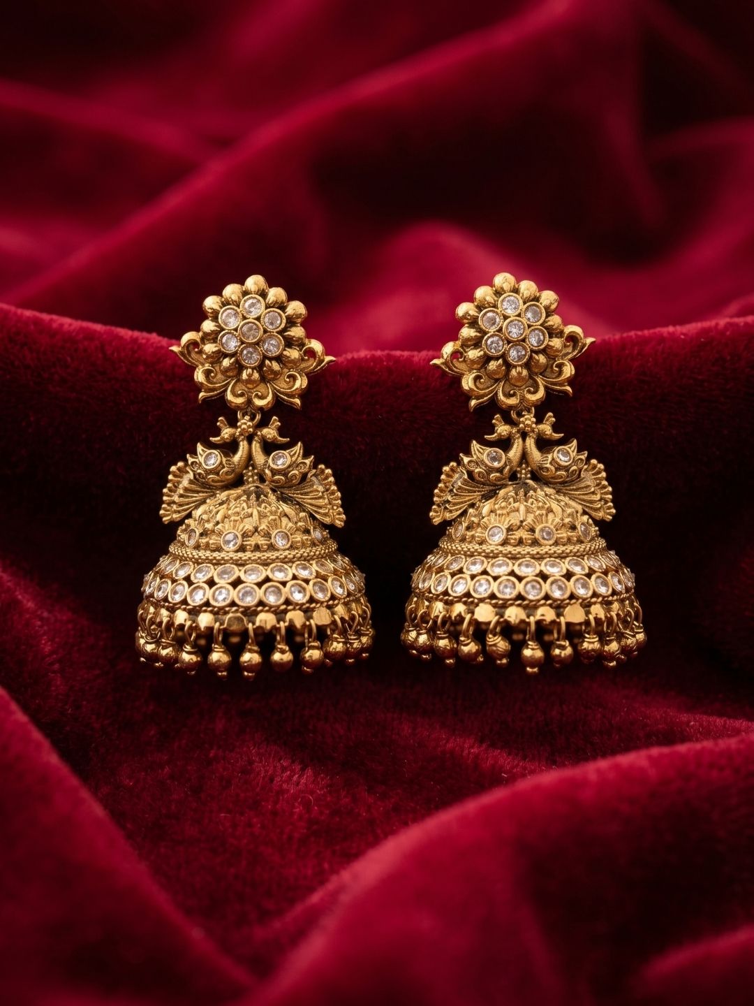 Ishhaara Peacock Nagas Jhumka