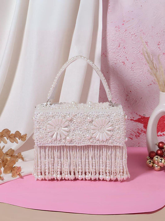 Ishhaara Pearl Box Clutch