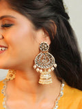 Ishhaara Pearl Drop Jhumka Earrings