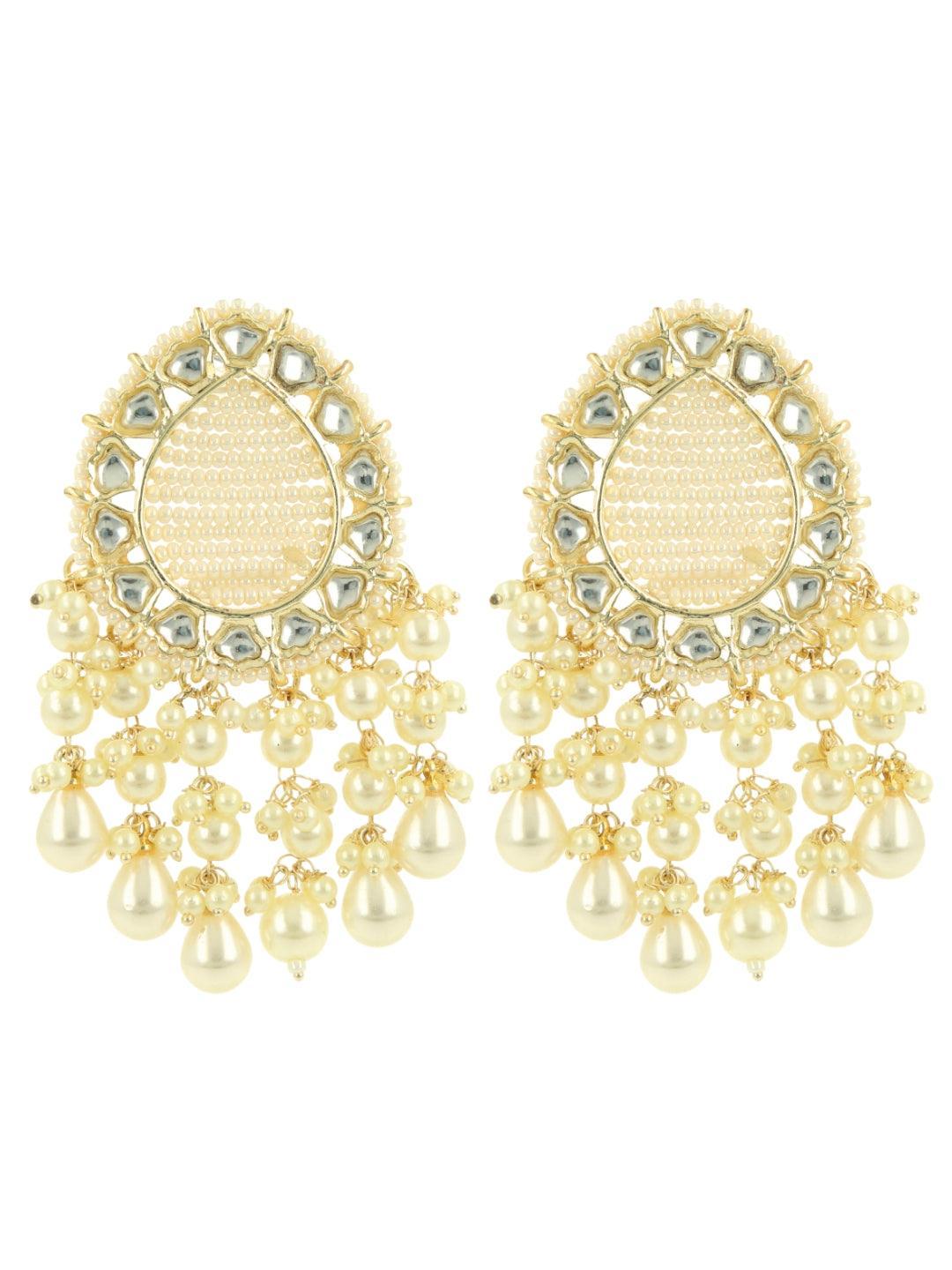 Ishhaara Pearl Drop Studs