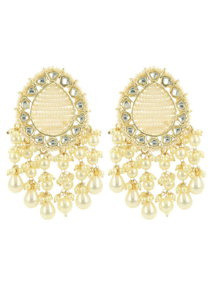 Ishhaara Pearl Drop Studs