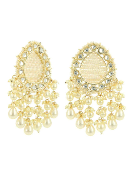 Ishhaara Pearl Drop Studs