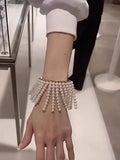 Ishhaara Pearl Fringe Bracelet