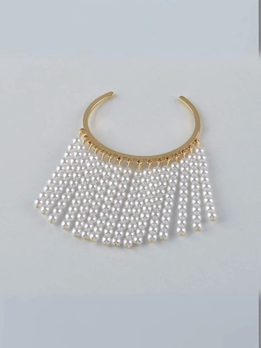 Ishhaara Pearl Fringe Bracelet