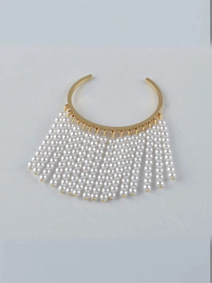 Ishhaara Pearl Fringe Bracelet