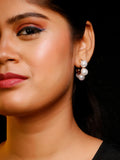 Ishhaara Pearl Hoop Earring - Gold