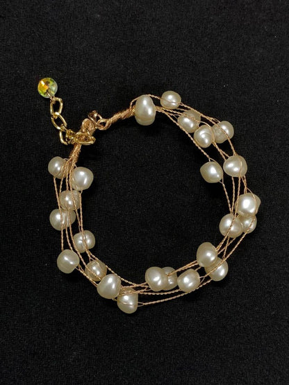 Ishhaara Pearl Layer Bracelet