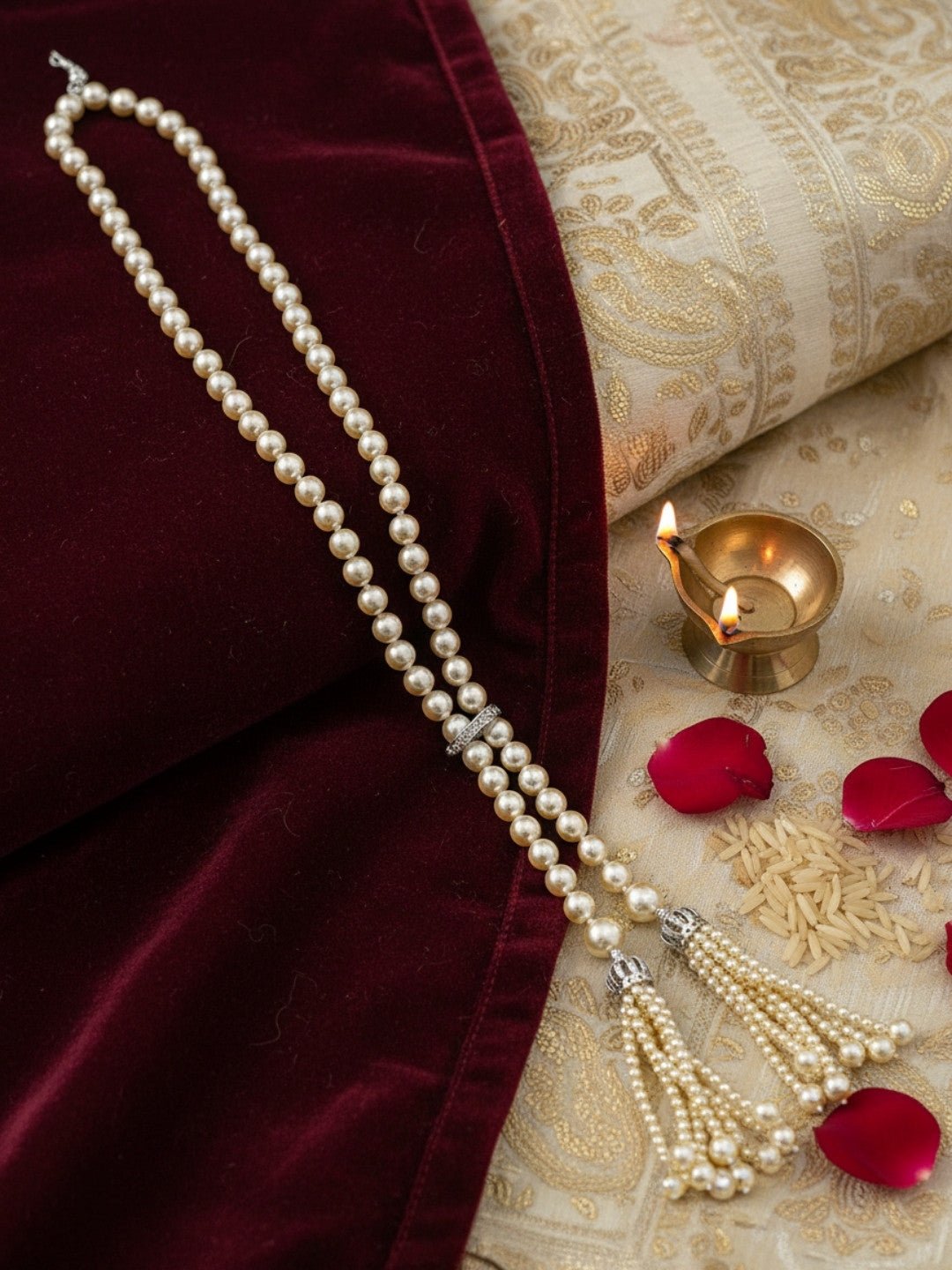 Ishhaara Pearl Moti Necklace