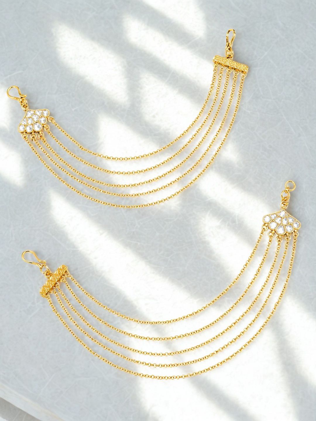 Ishhaara Pearl Multilayer Earchain