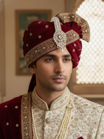 Ishhaara Pearl Polki Designer Kalangi