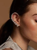 Ishhaara Pearl Studded Earcuff Earrings