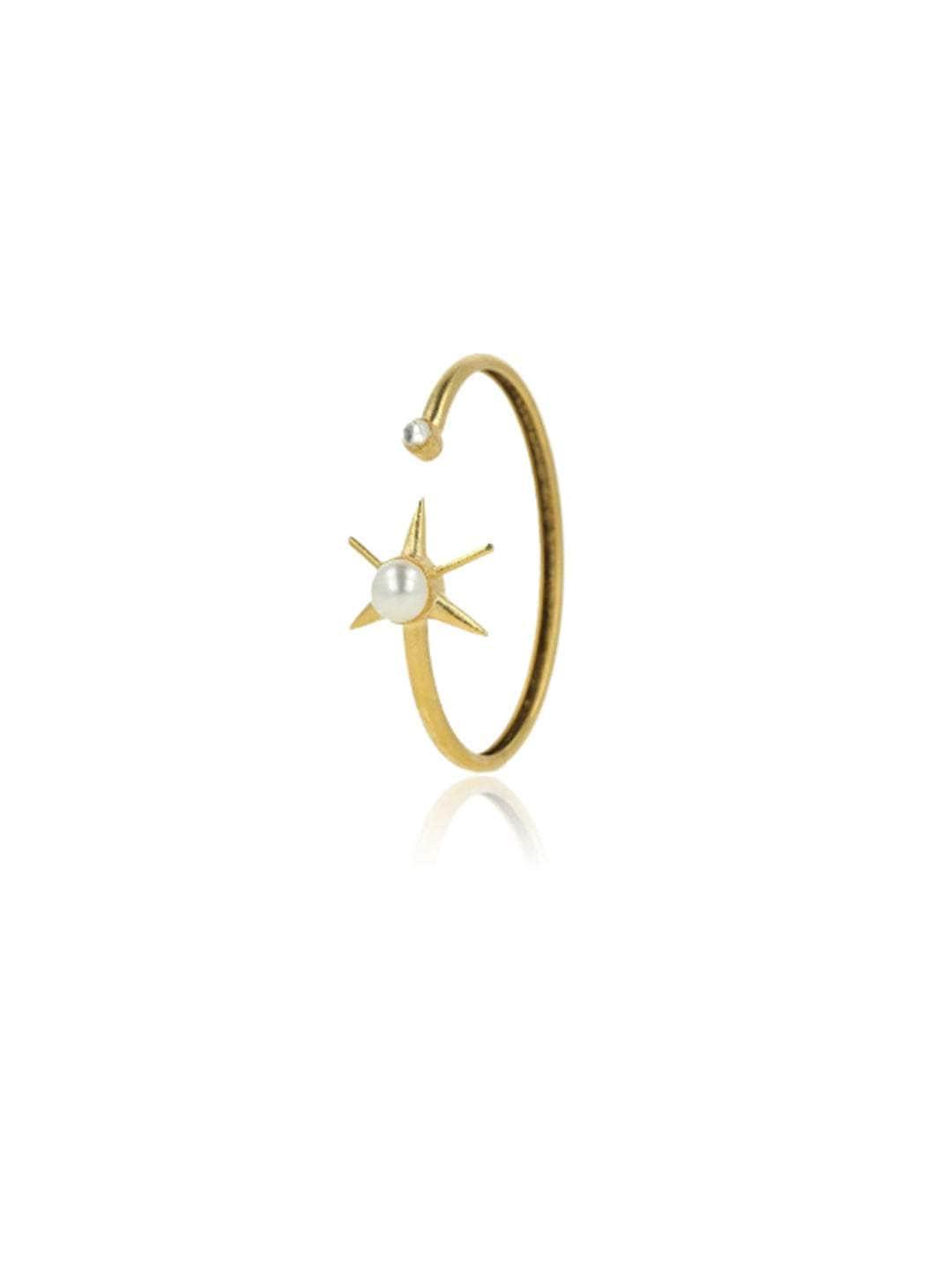 Ishhaara Pearl Sunflower Bracelet