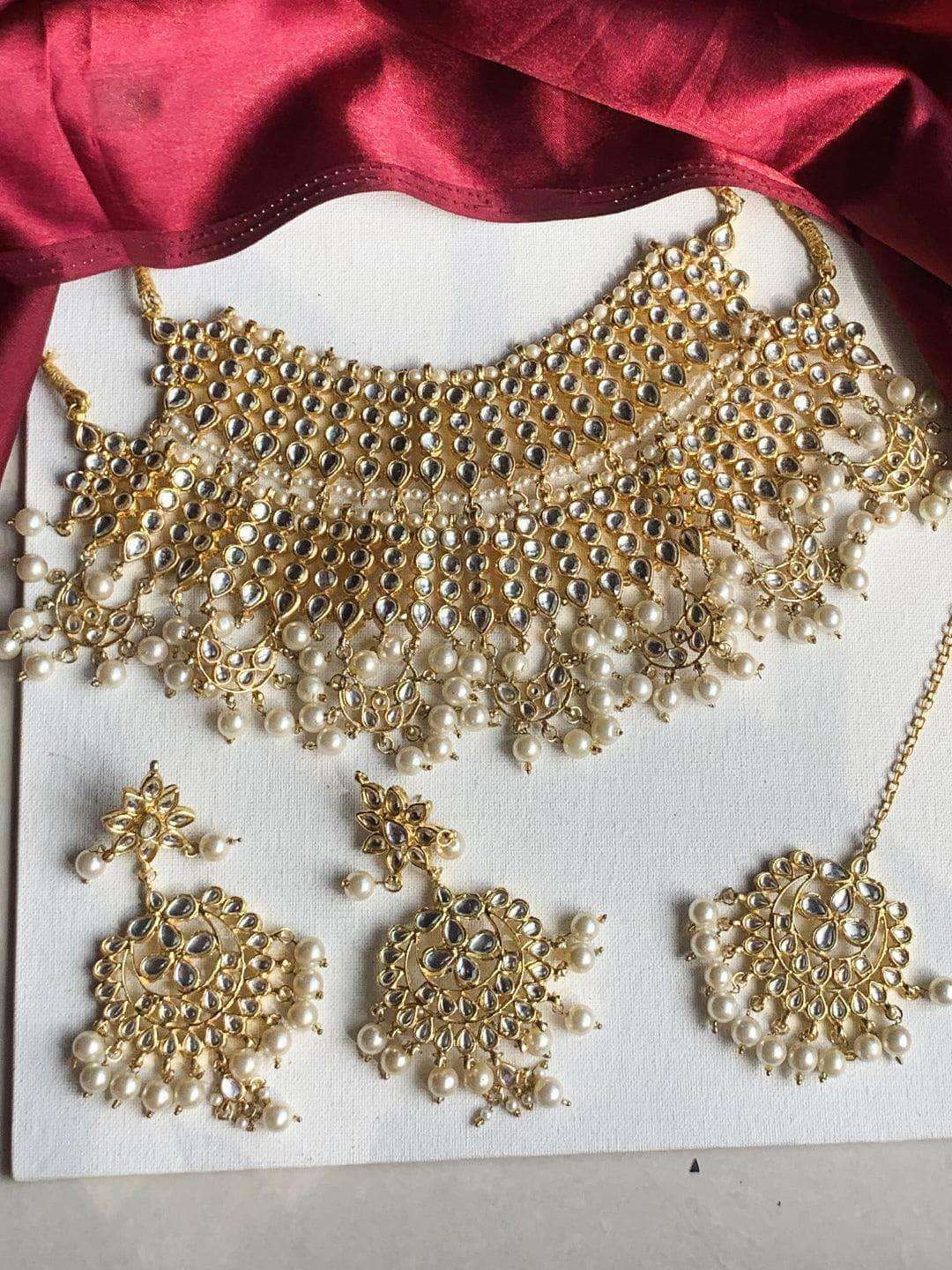 Ishhaara Peora Gold Plated Kundan Choker