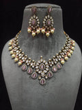 Ishhaara Pink Age Drop Necklace