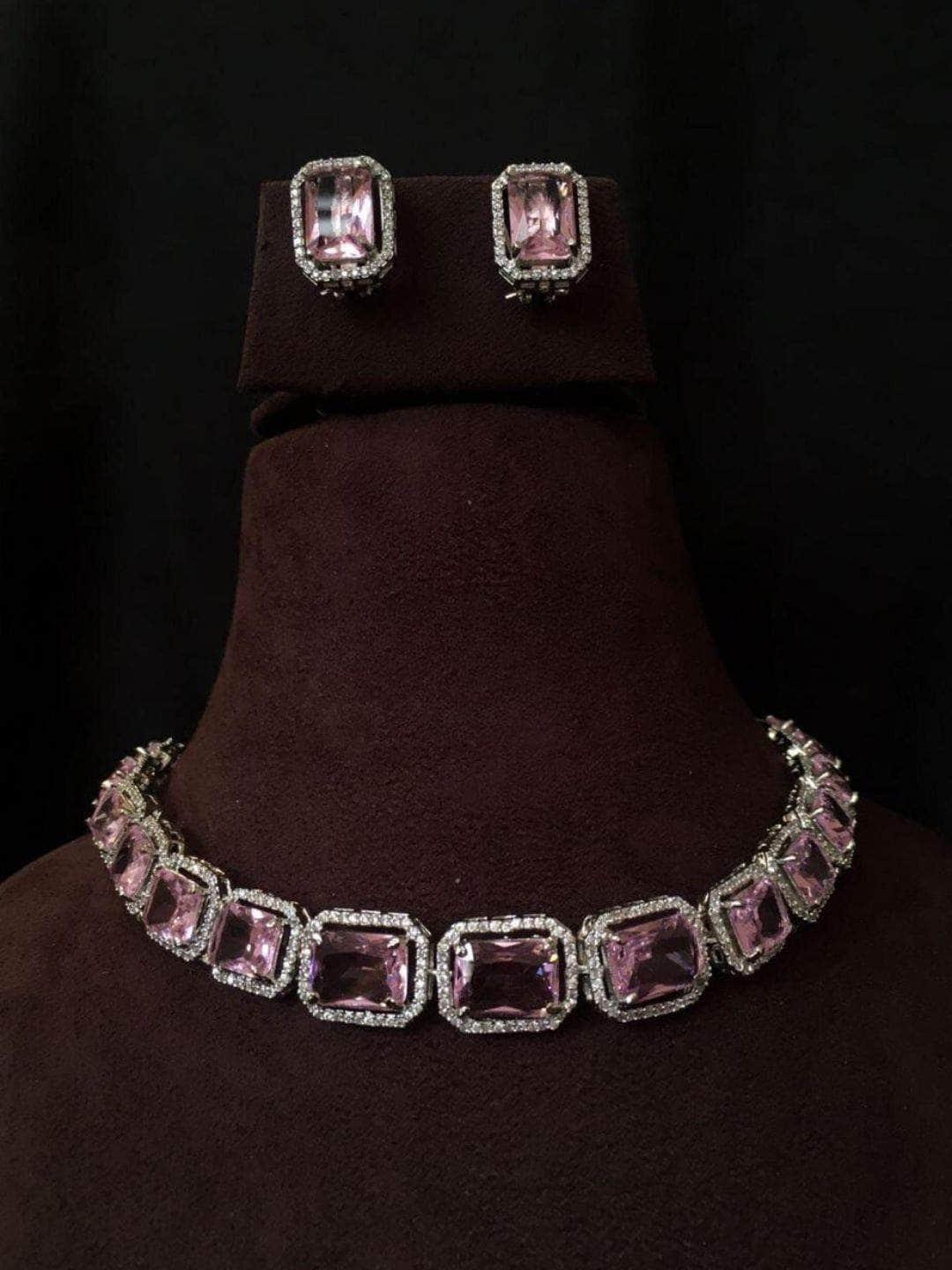 Ishhaara Diamond Square Necklace