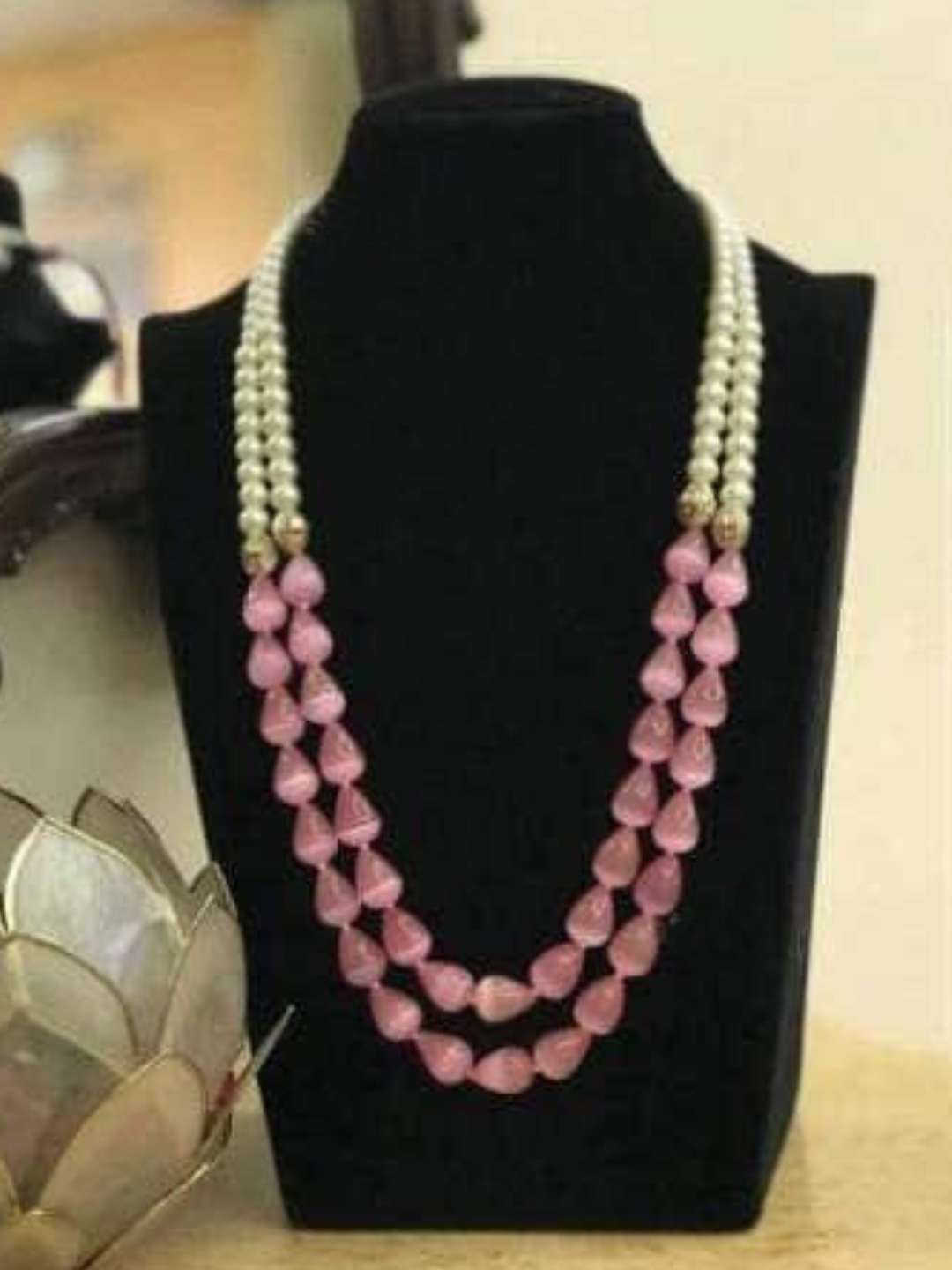 Ishhaara Dual Layered Monalisa Necklace