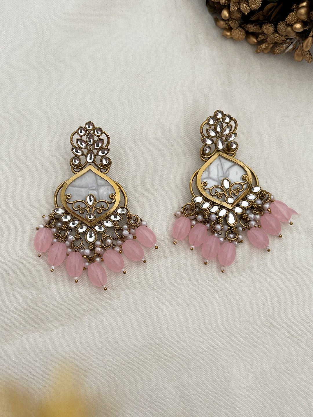 Ishhaara Multicolor Elegant Kundan Danglers