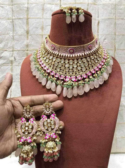 Ishhaara Hand Painted Pastel Choker