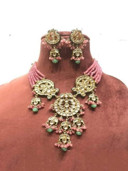 Ishhaara Kundan 3 Pendant Necklace