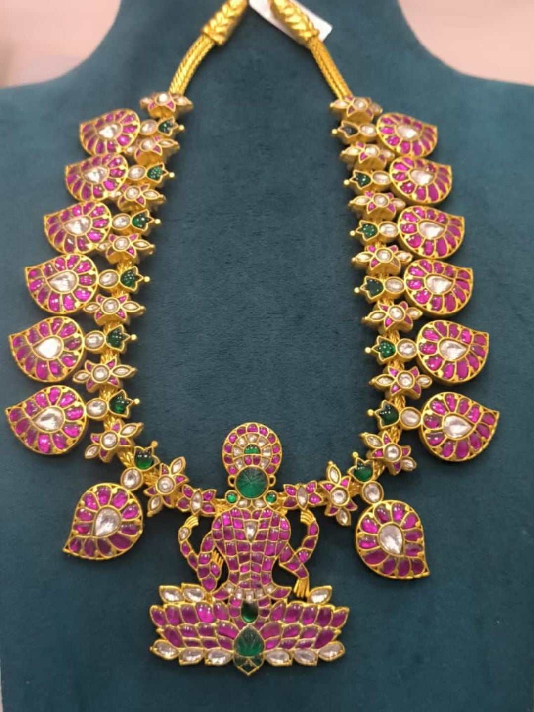Ishhaara God Devi Bridal Necklace Set