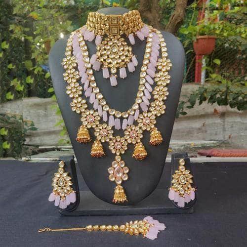 Ishhaara Layered Jumki Choker Bridal Set